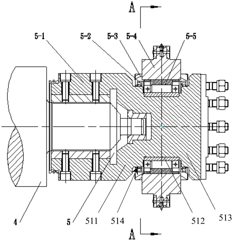 轧机侧轴套装配结构轧机接轴装置及轧机