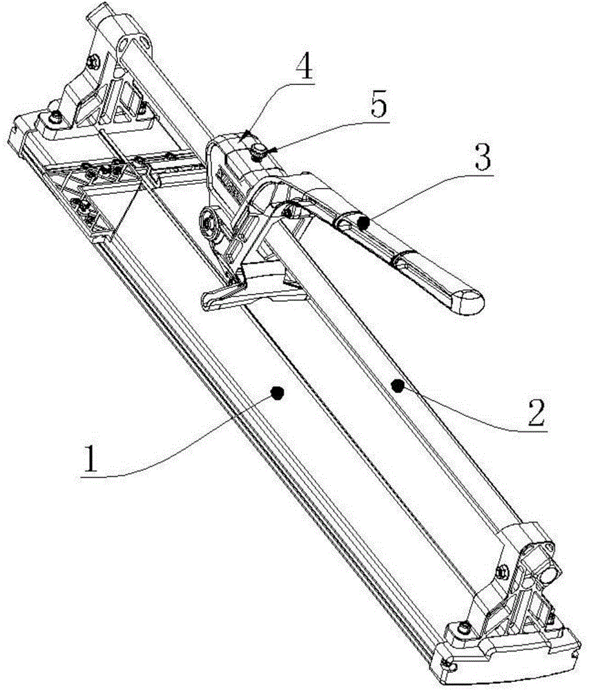 cn209381159u_一种手动瓷砖切割机的压杆滑动结构有效