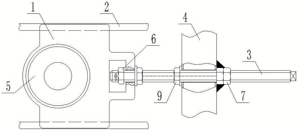 一种用于自动输送机的皮带轮张紧机构