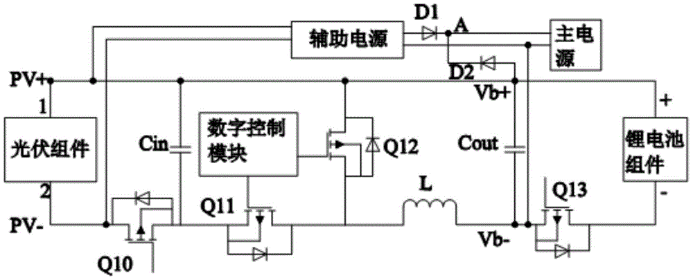 太阳能mppt控制器锂电池激活电路