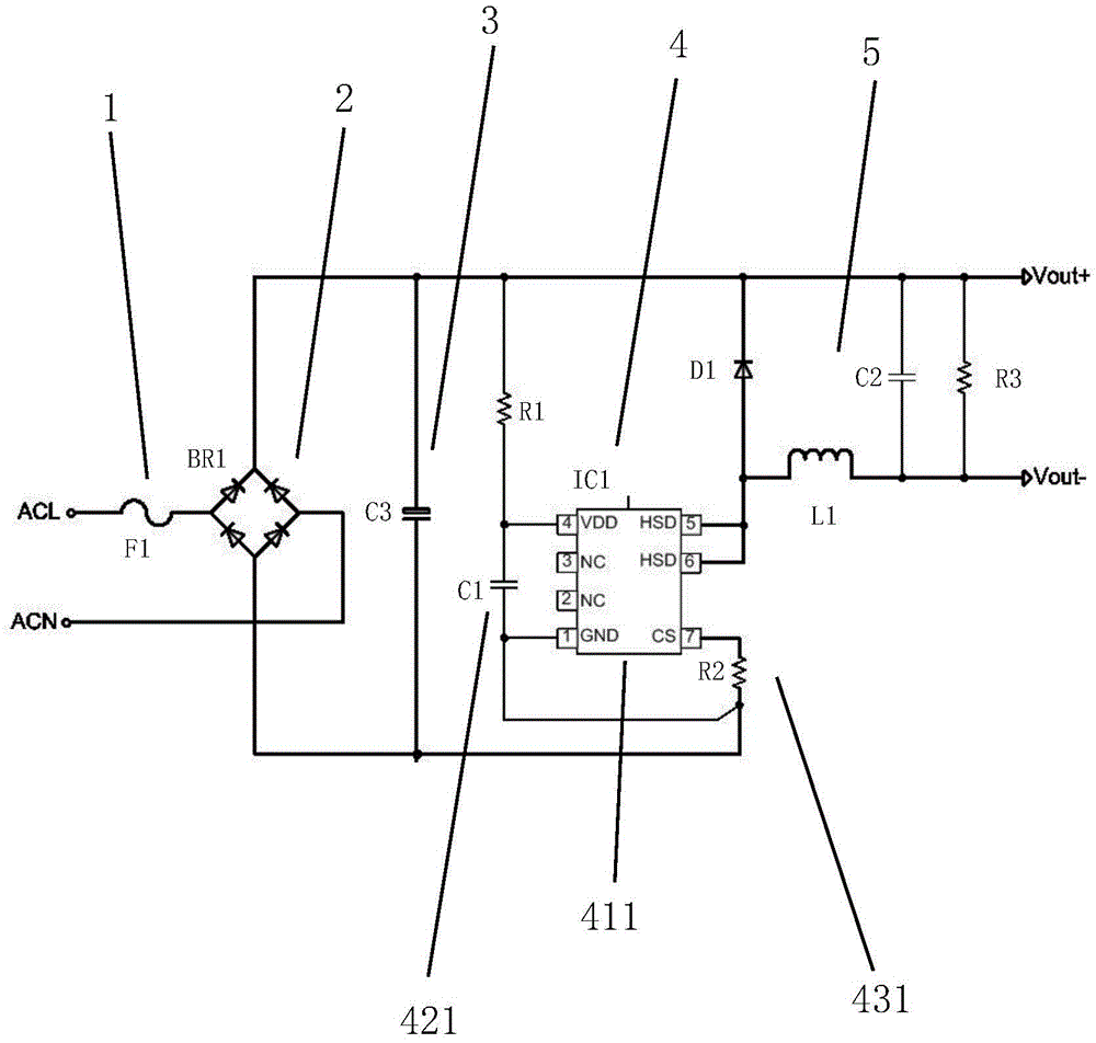 一种led灯驱动电源和一种led灯