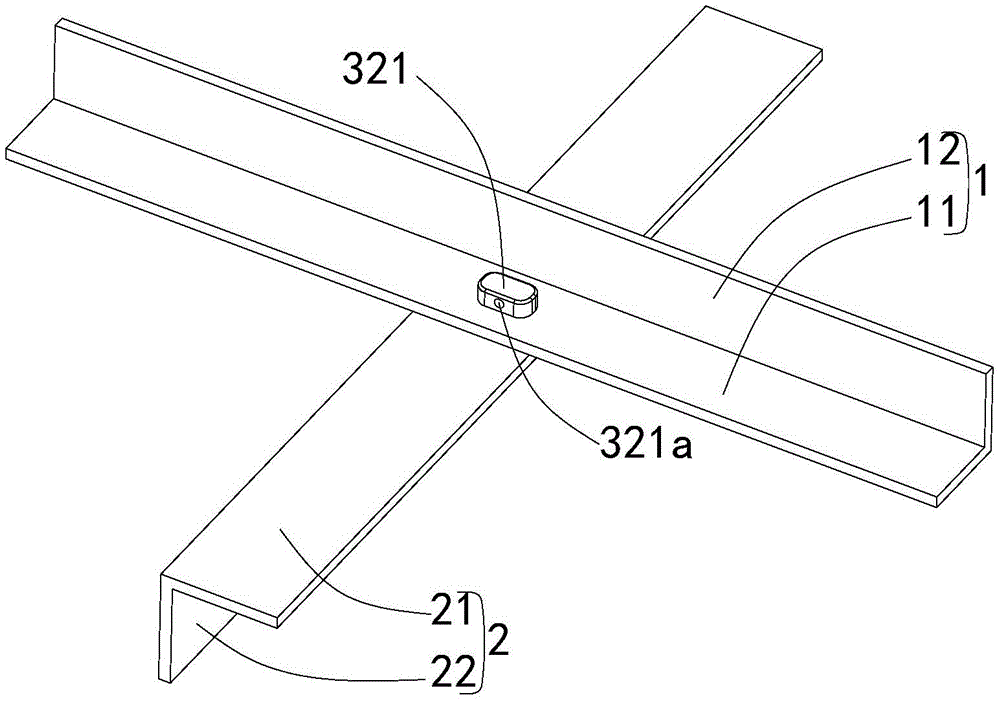 一种角铁交叉连接结构