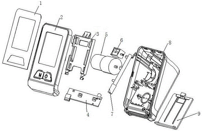 血压计气泵内部结构图图片
