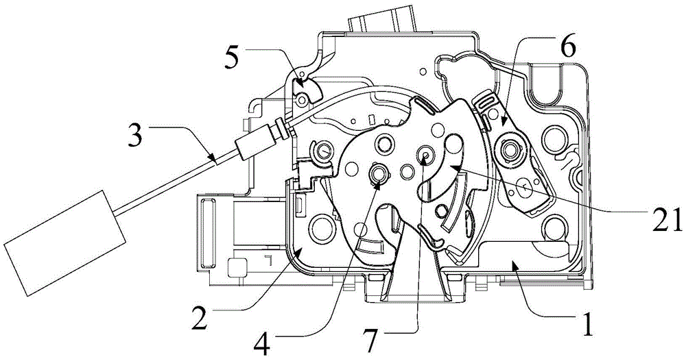 一种汽车电吸门及电吸门锁的锁钩装置