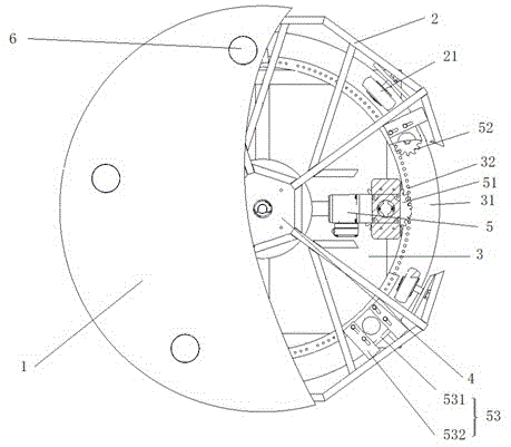 一种带有自转小舞台的旋转舞台