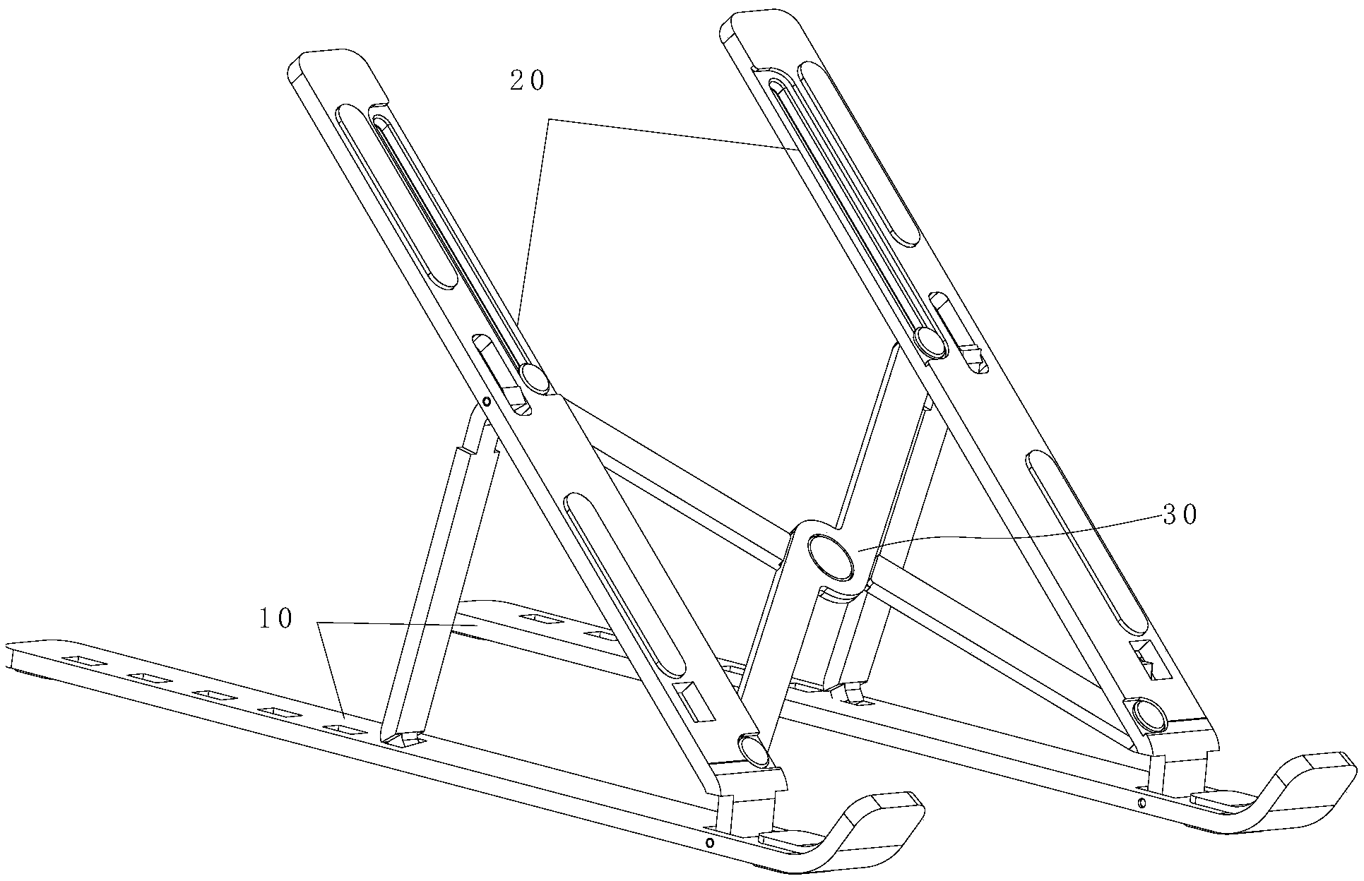 折叠式笔记本电脑支架