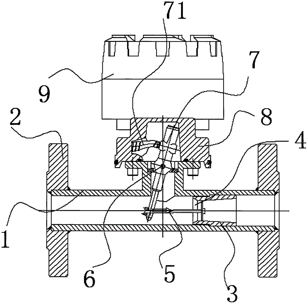 一种隔爆型流量开关