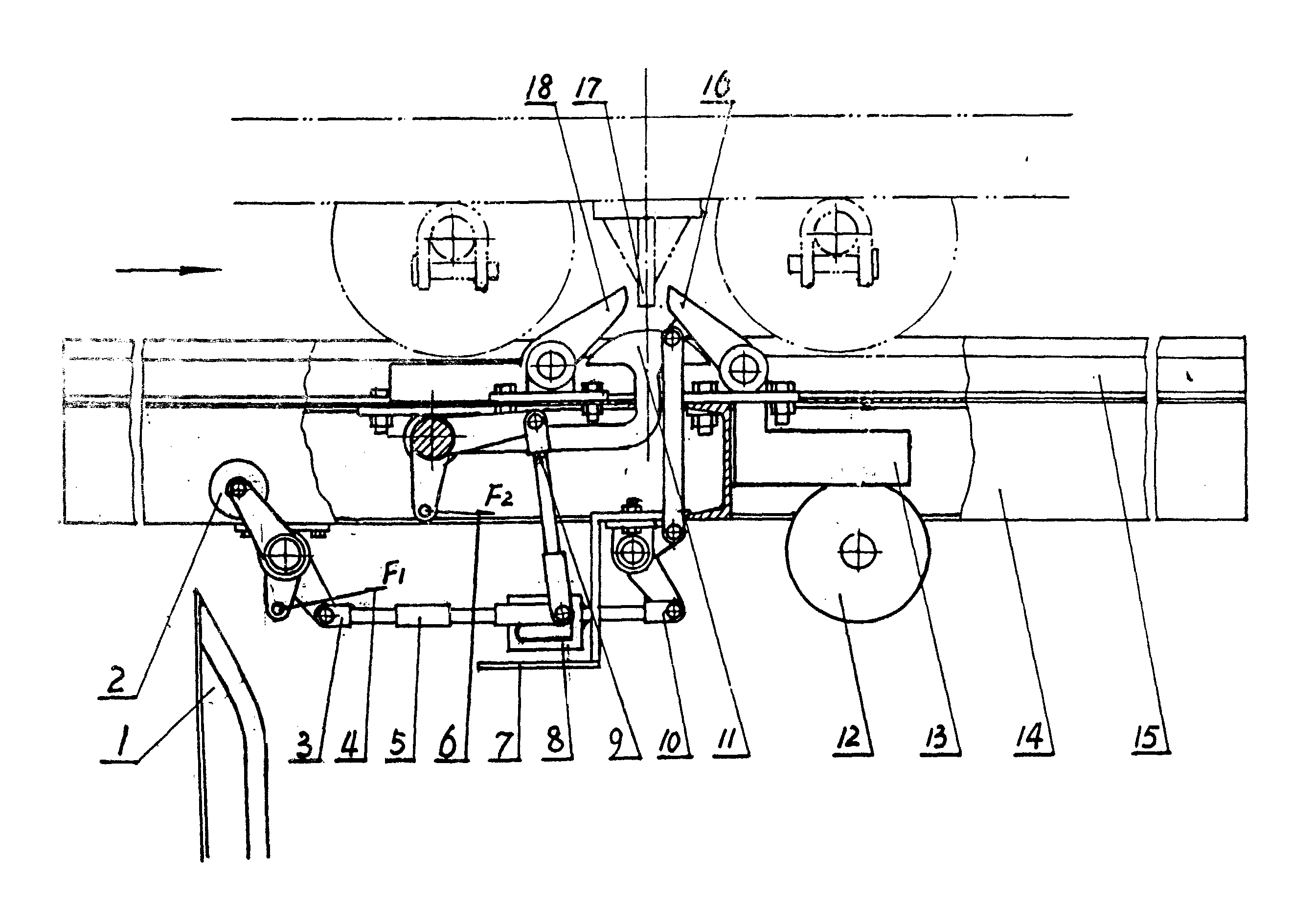 罐内矿车阻车器