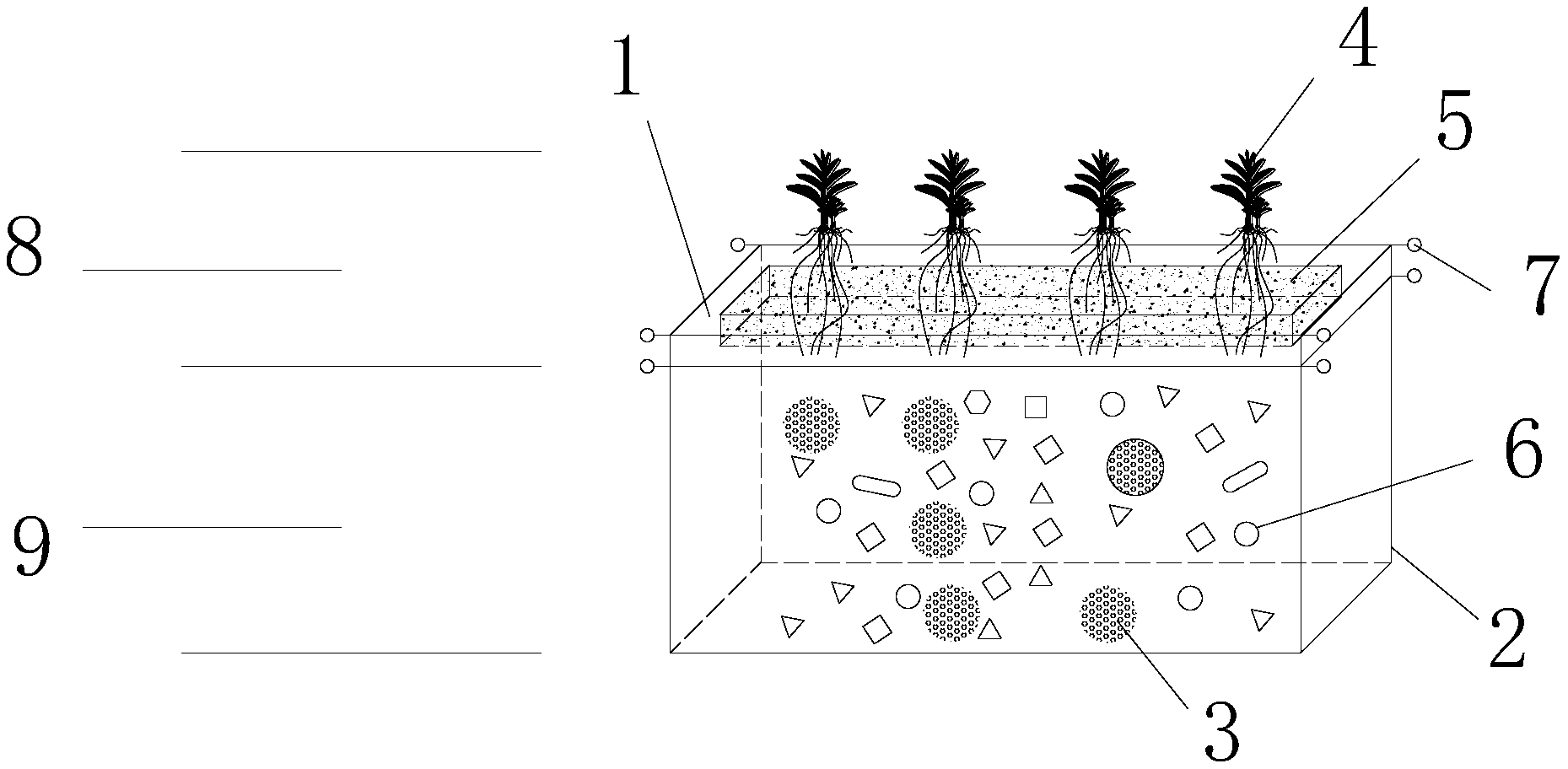 简易式漂流生态浮床