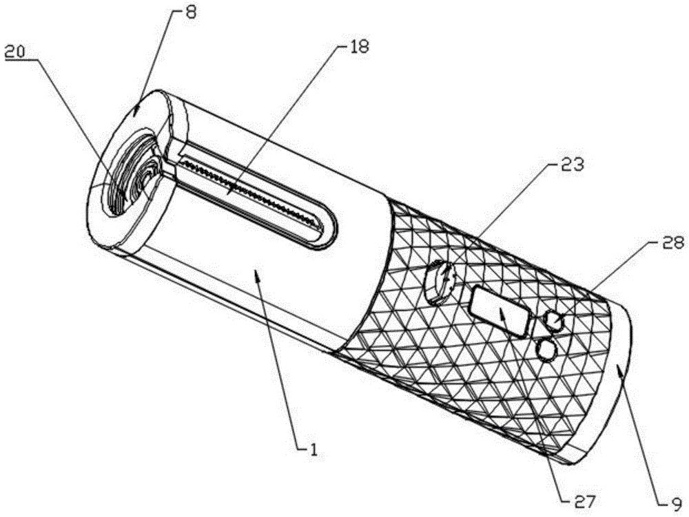 一种负离子便携卷发器
