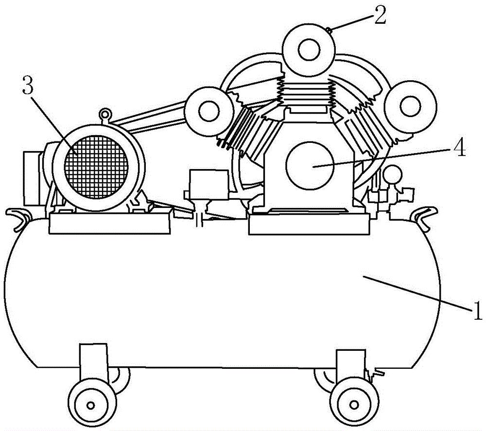 一种生产硅烷偶联剂用的防爆空气压缩机
