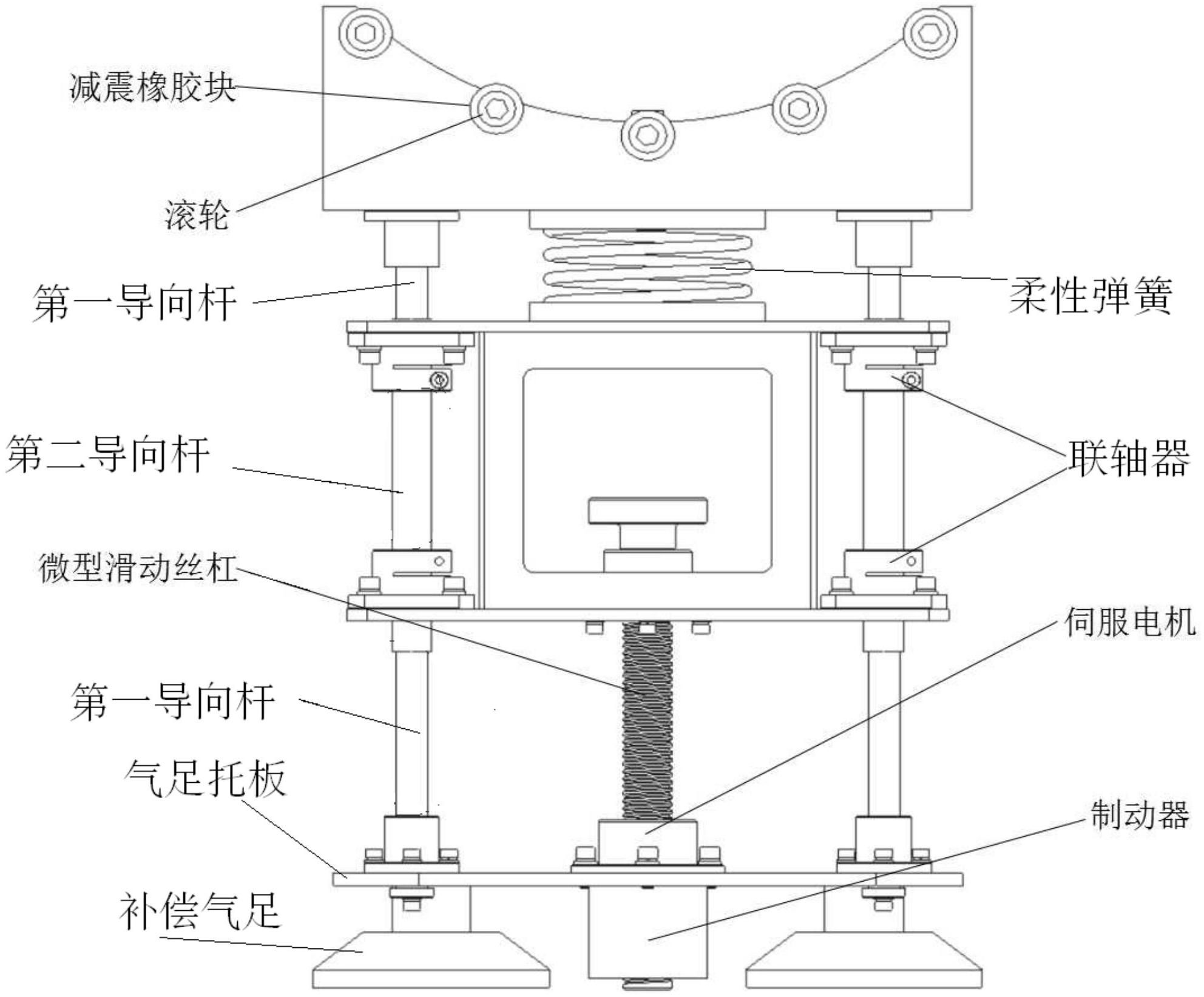 一种气浮式空间微重力模拟柔性支撑机构