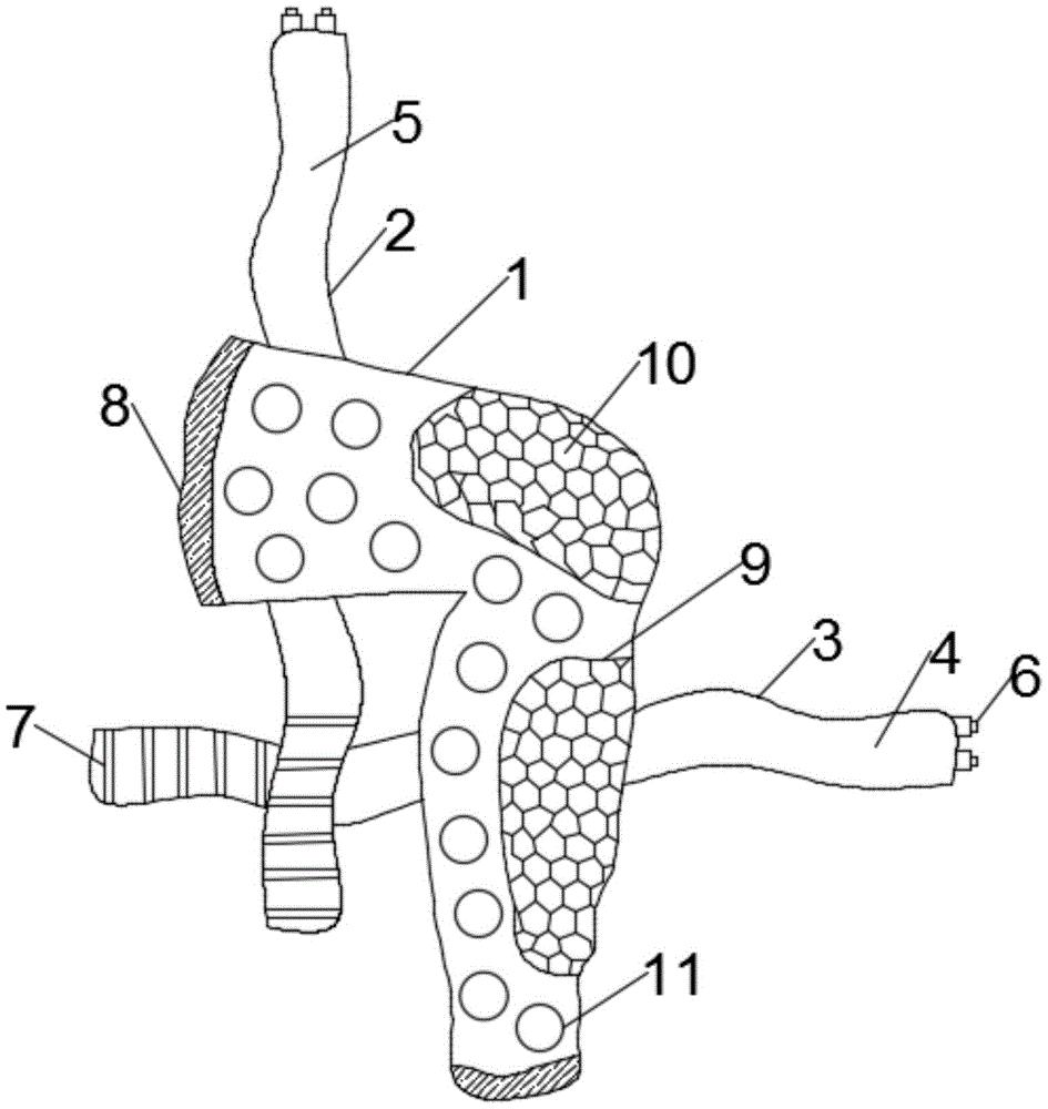 cn209527916u_一种新型多功能护膝有效
