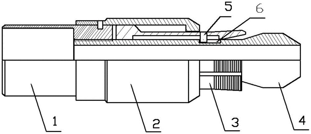 可退式空心桥塞专用打捞矛