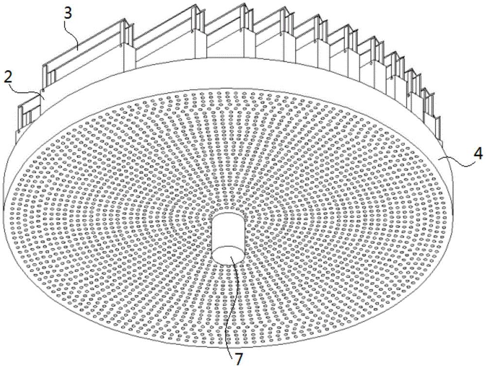 一种高效槽盘式液体多点分布器