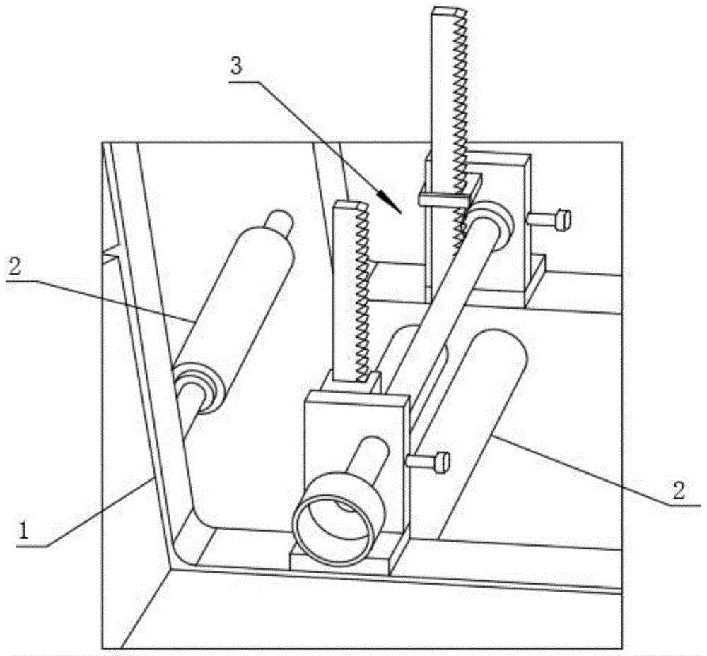 一种便于安装的表格机刮纸器