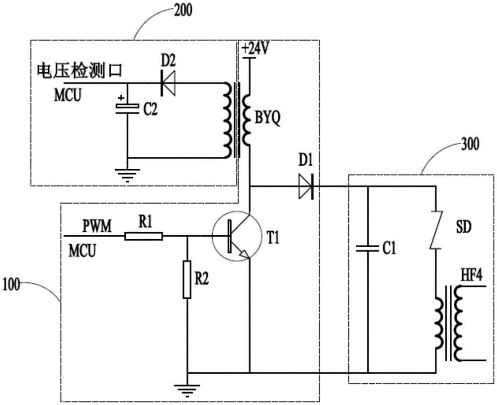 电子脉冲点火器电路图图片