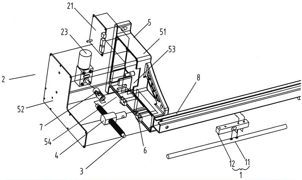 织带机经纱张力自动调节装置
