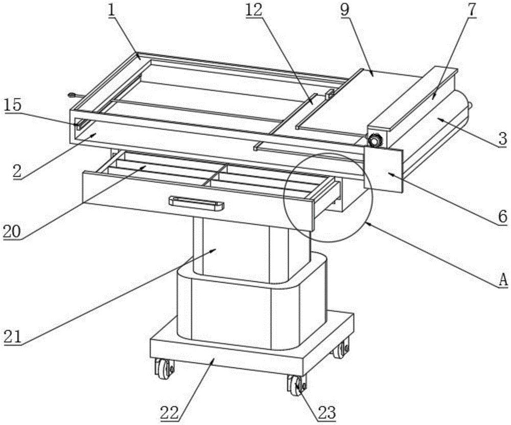 一種戶型建築設計用透視桌