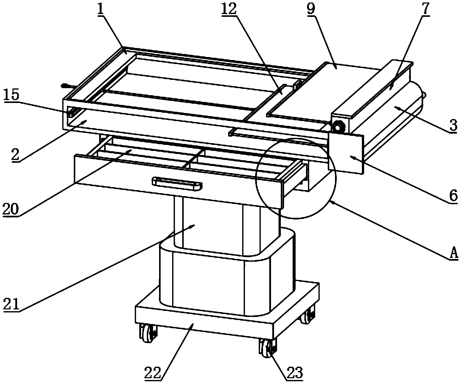 一种户型建筑设计用透视桌