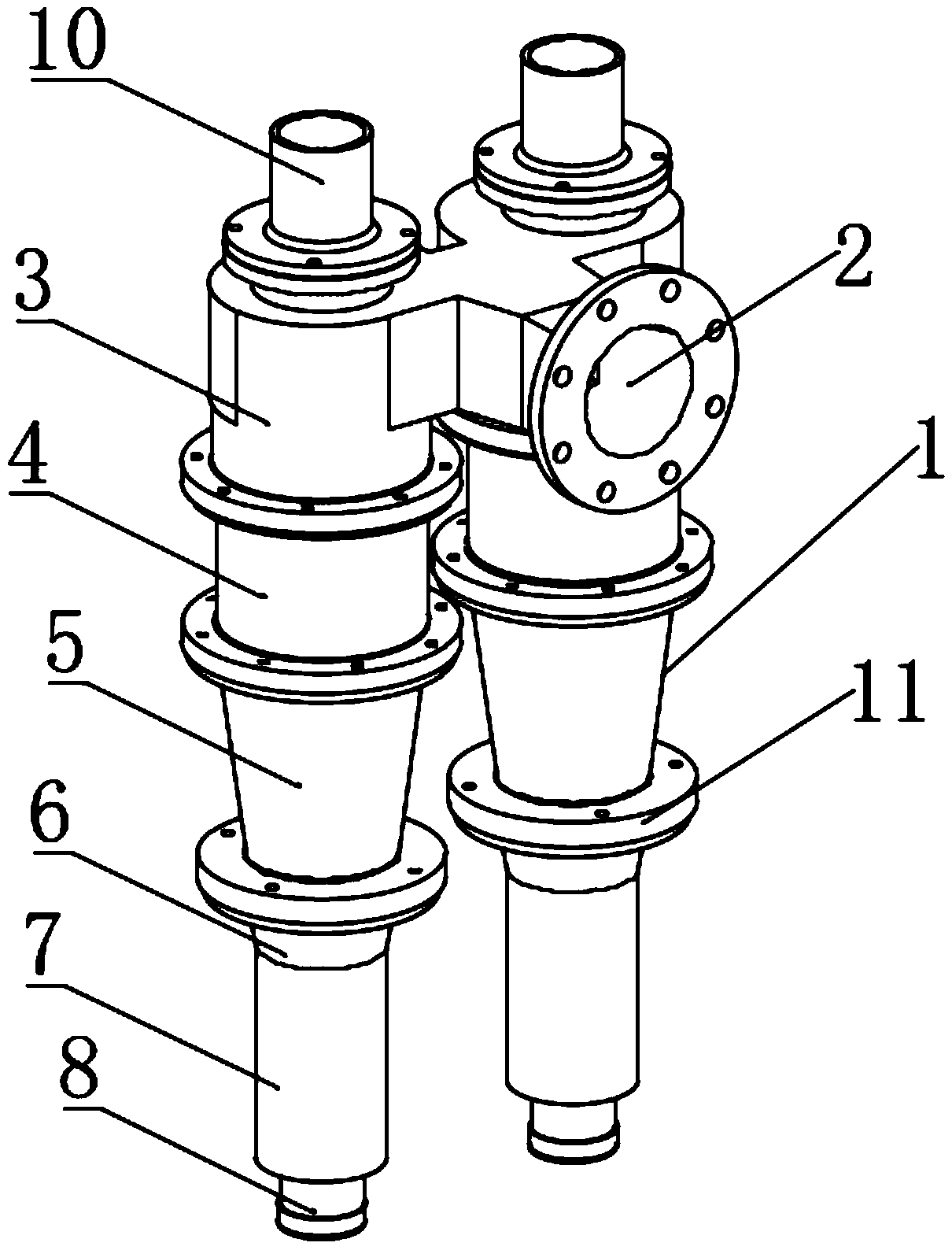 一种并联式双子水力旋流器专利_专利申请于2019-03-11_专利查询 - 天