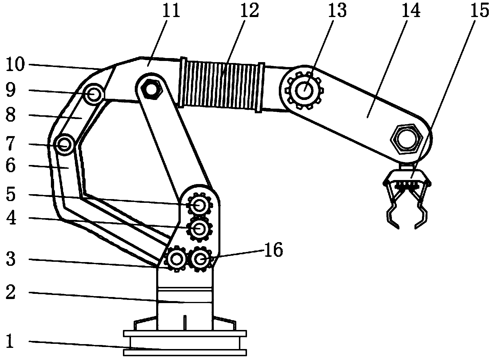 一种具有防水功能的机械手