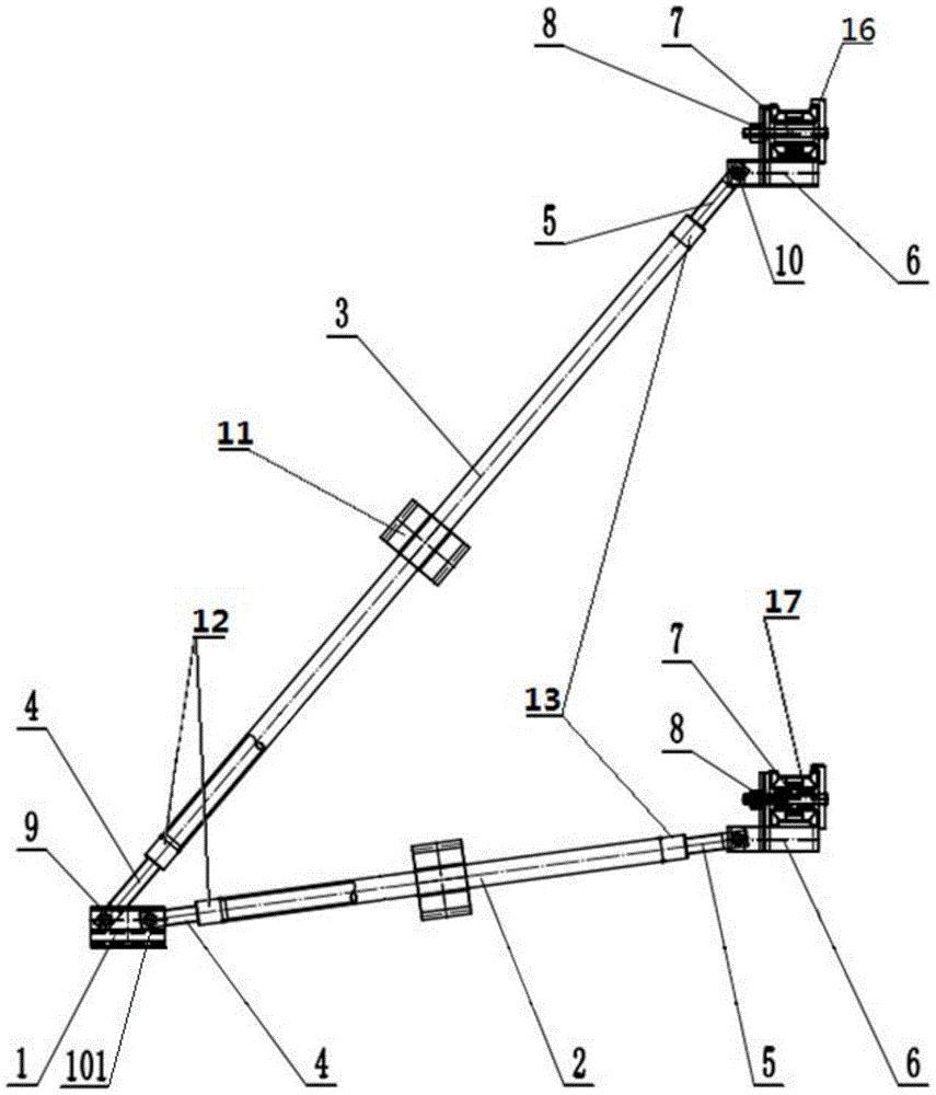 一种建筑铝模板用铝斜撑