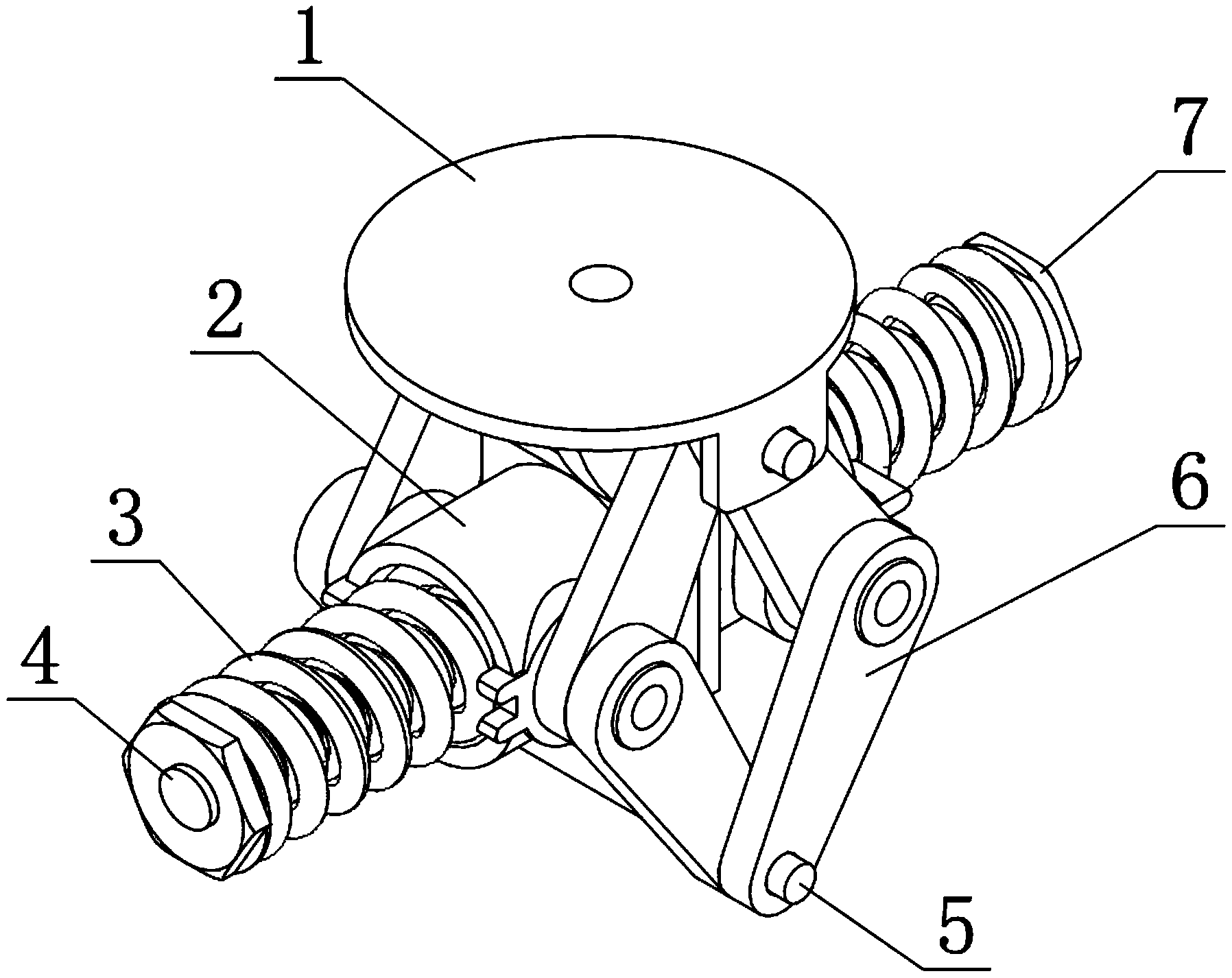一种新型输液泵可调节弹簧机构