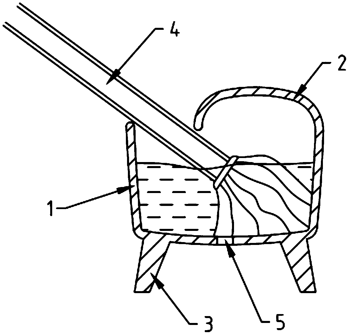一种防溅水拖把池