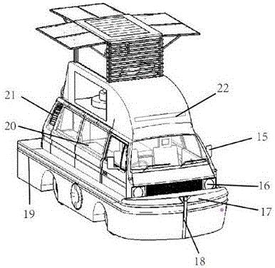 一种多用途带露营功能的房车