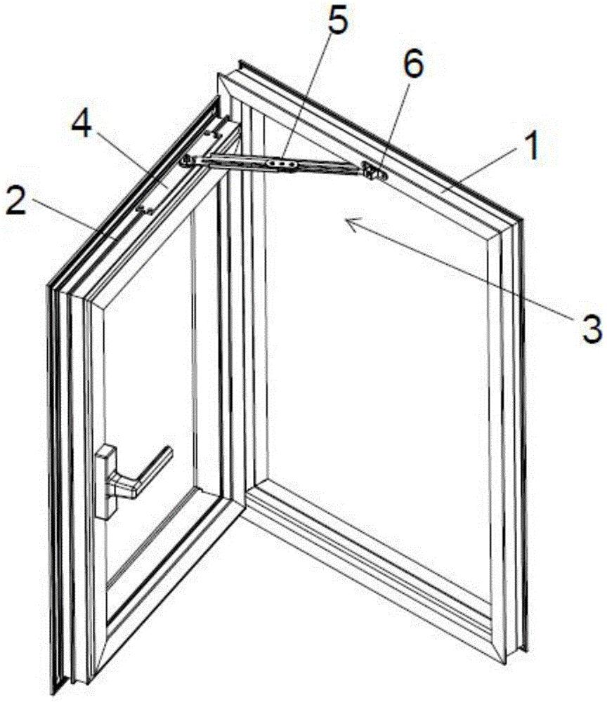 cn209670607u_一种可任意开启角度的防火窗有效