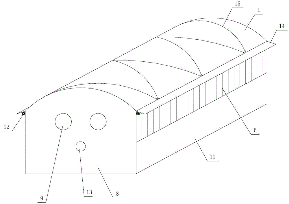 cn209677062u_一種新型節能環控大棚兔舍有效