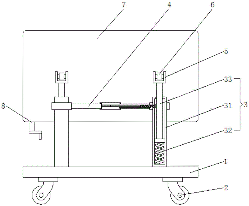 一种房屋建筑用工程图纸展示架