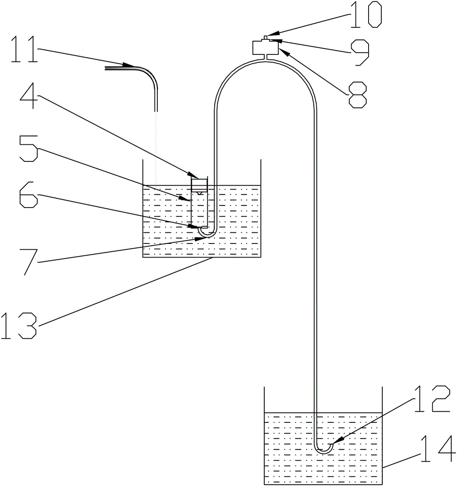 虹吸式自动排水装置