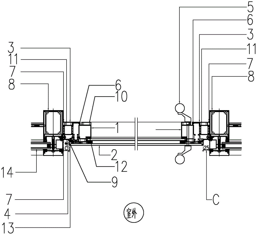 一种可防水的隐框平开门专利_专利申请于2018-12-07_专利查询 - 天眼