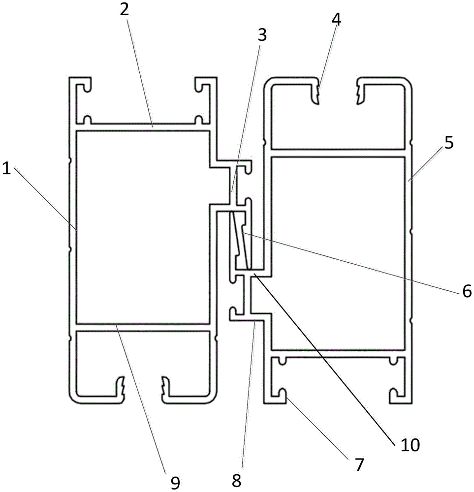cn209687260u_一种铝合金门窗窗扇结构有效