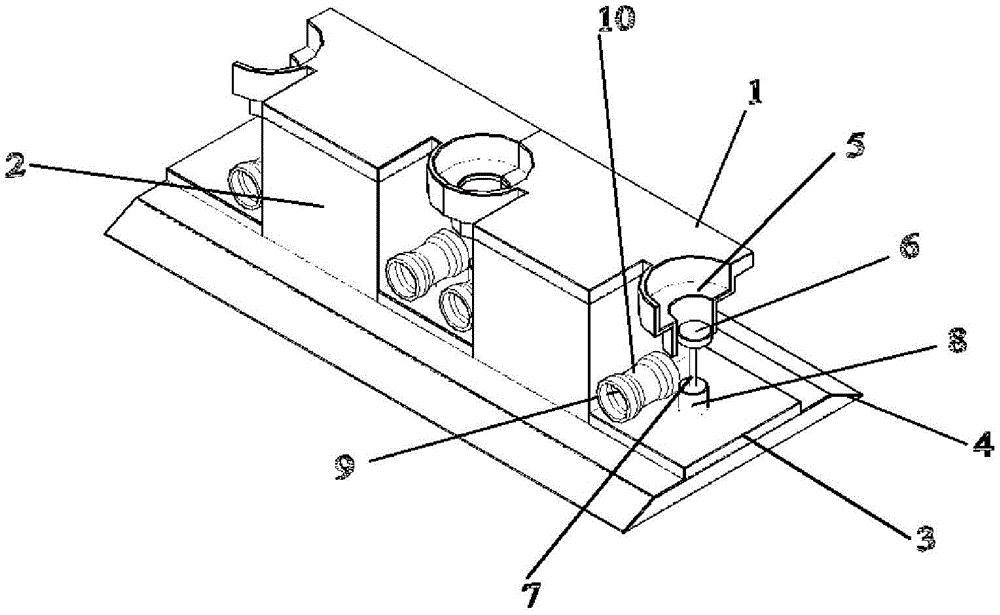 集成波浪能与潮流能发电装置的梳式防波堤