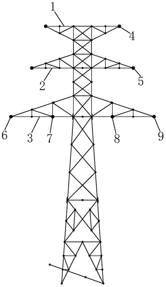 一种风电场35kv双回架空输电线路专用抗冰塔