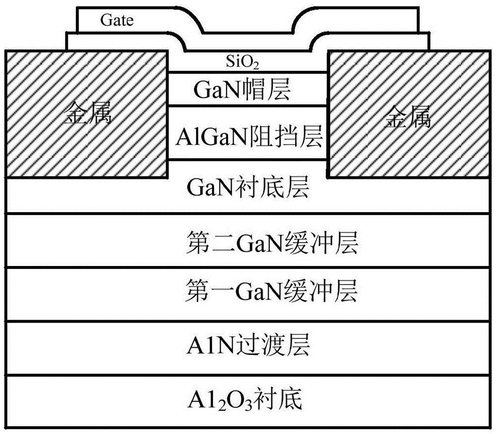 一种增强型alganganmoshemt器件结构
