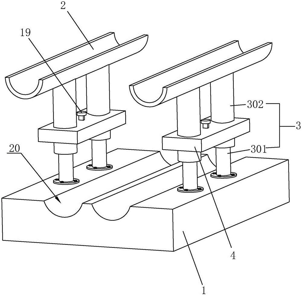一种铁路路基电缆支架