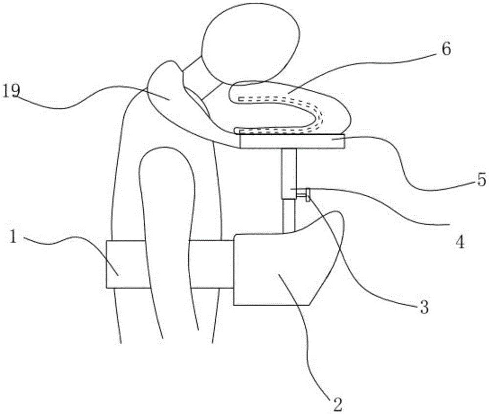 cn209883698u_一種眼科玻璃體切割術後坐立行走的頭部枕墊裝置有效