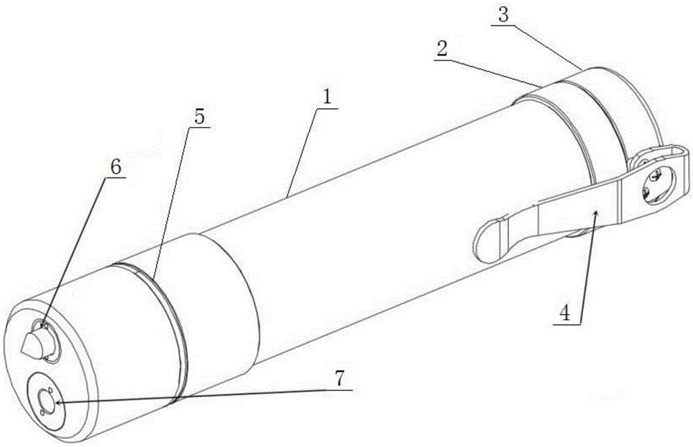 一种气动水陆两用快速破玻器