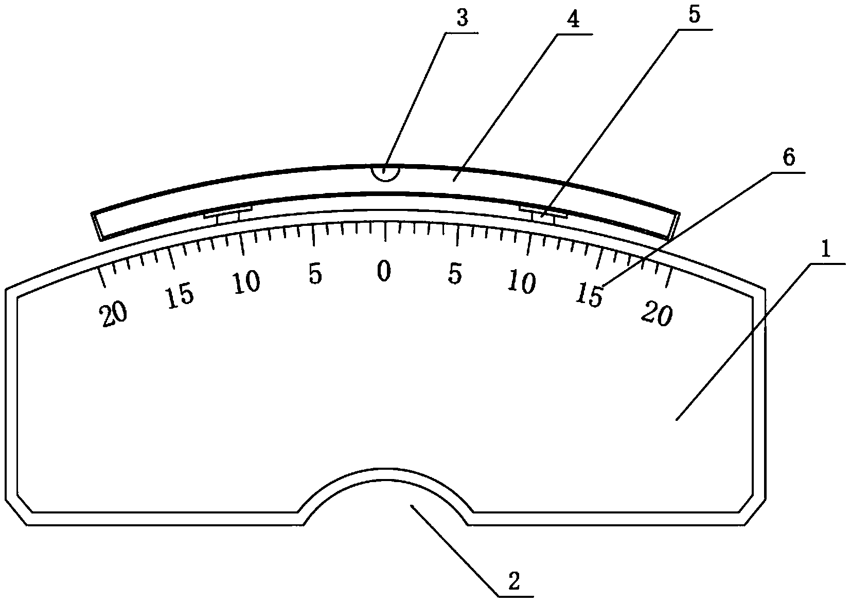 一种脊柱侧弯测量尺,涉及一种测量尺,包括尺体,尺