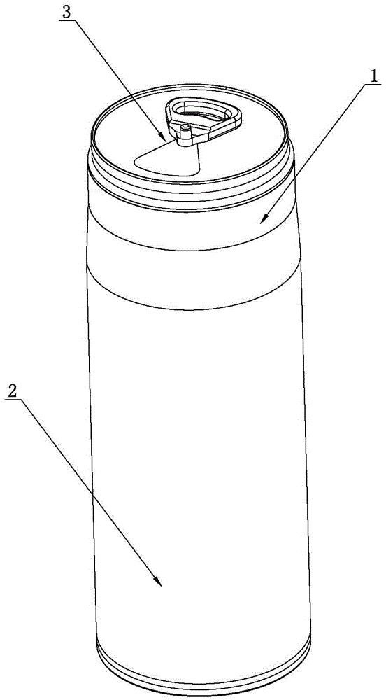 一种快速现调的易配式饮料易拉罐
