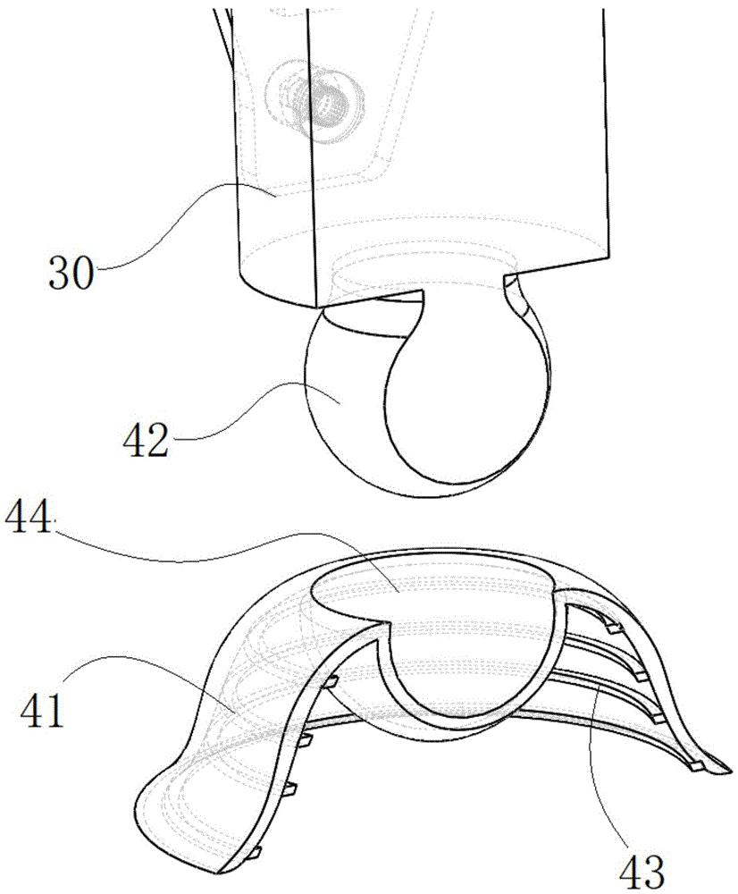 一种爬行机器人的机械腿