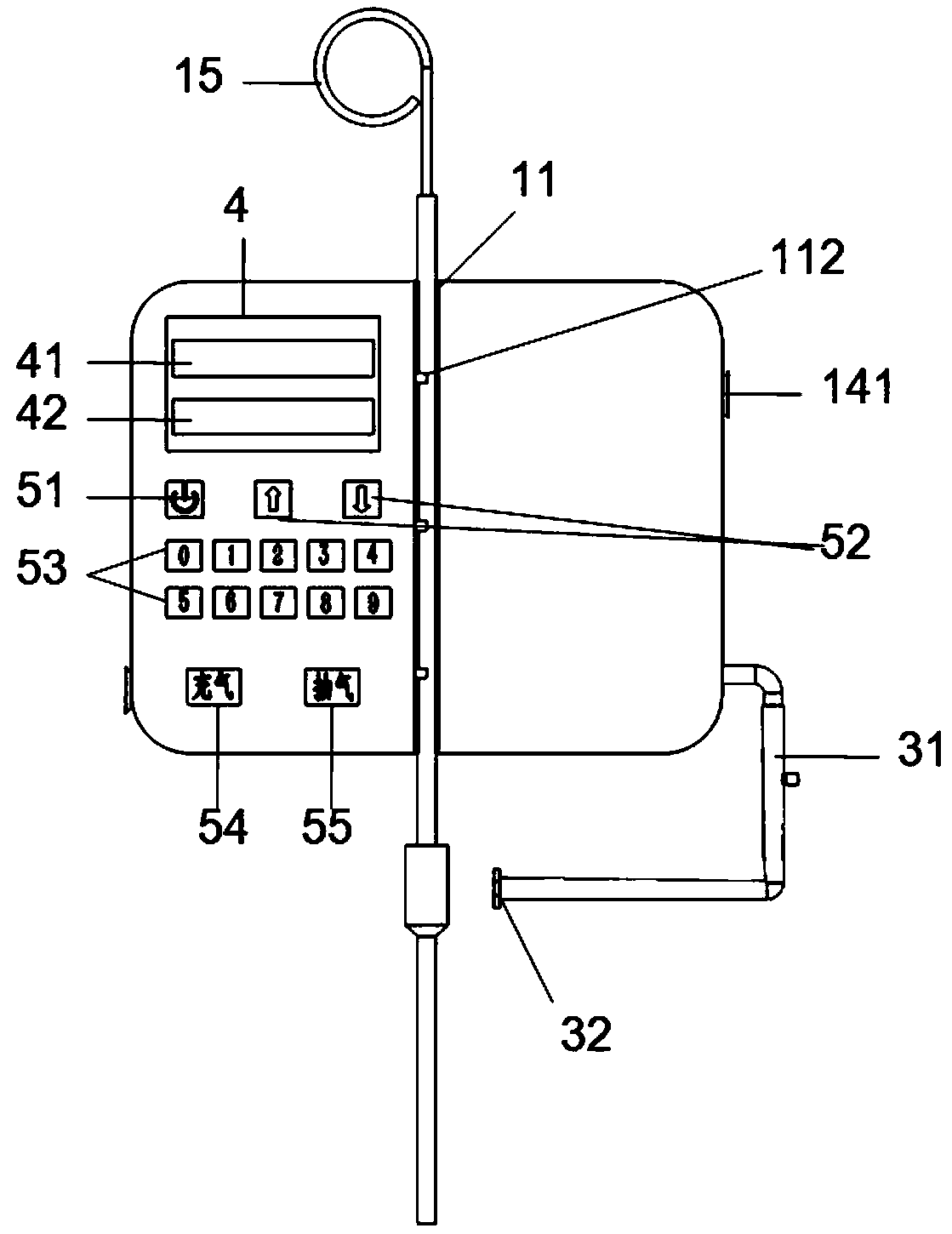 一种输液滴速监控结构