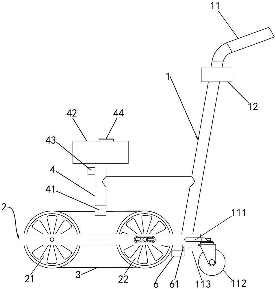 cn210066455u_一种自动划线的测距车有效