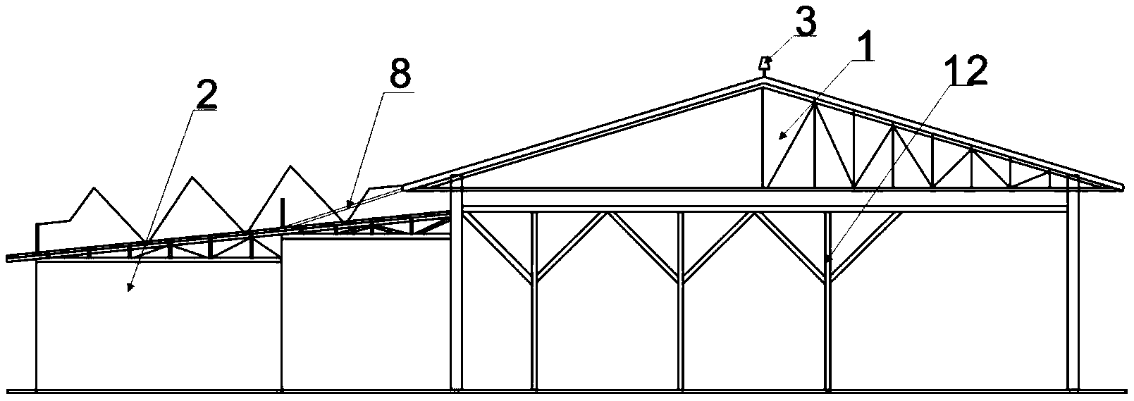一种综合型集约管理式蚕房
