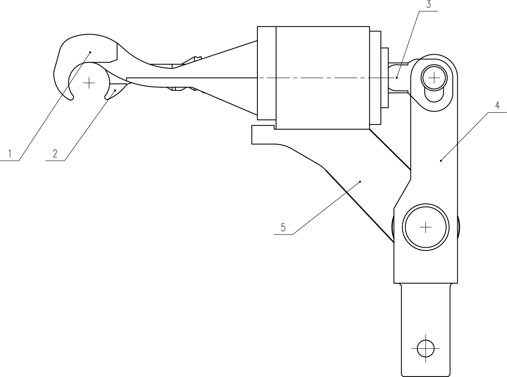 可摘挂锻造抱索器