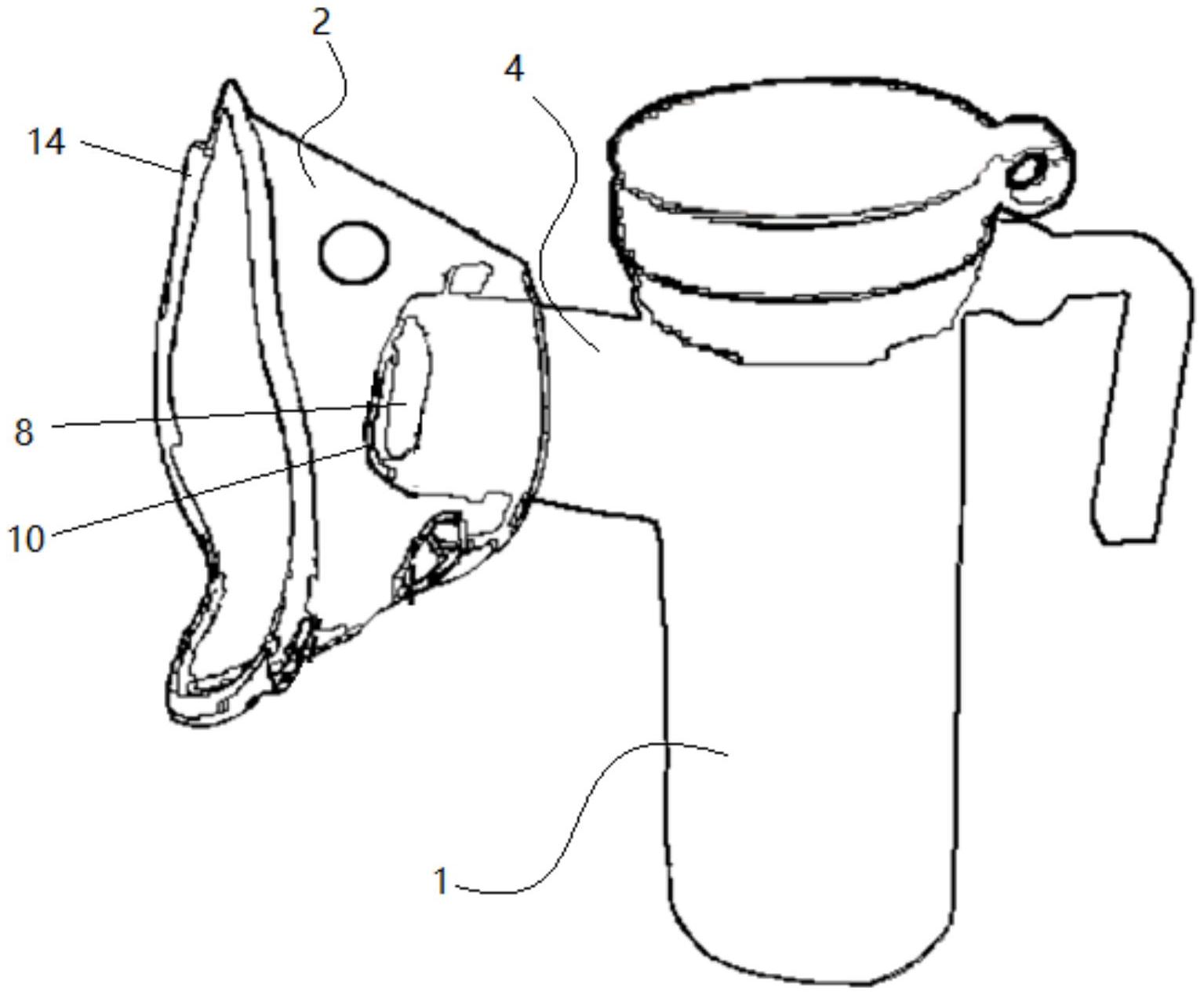 带安抚奶嘴的儿童雾化面罩